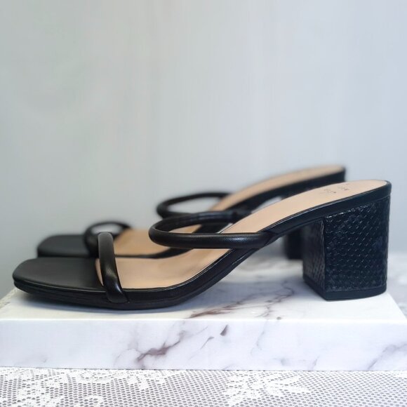 Women's Minimalist Shoe A New Day Cris Heels Black - Picture 2 of 10